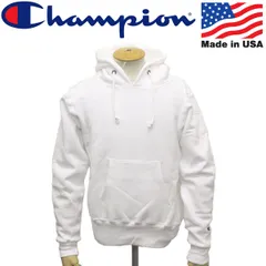 Champion (チャンピオン) C5-U101 Reverse Weave PULLOVER HOODED リバースウィーブ プルオーバー フードスウェットシャツ アメリカ製 010ホワイト CN038 S