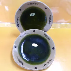 美濃焼　秀泉陶苑 美濃焼 秀泉陶苑造 織部夫婦揃 秀泉陶苑 - メルカリ