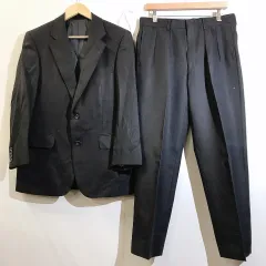 美品 バーバリー ロンドン BURBERRY LONDON セットアップ スカートスーツ ジャケット スカート レディース 42(L相当) ブラック