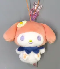 【中古】キーホルダー マイメロディ(C/オレンジ) フラワービーズマスコット 「マイメロディ・クロミ」