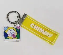 【中古】キーホルダー CHIMMY(ジミン) ロゴテープキーチェーン 「BT21」