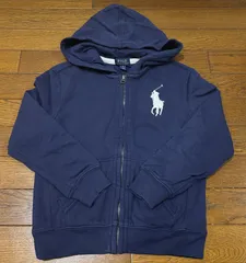 POLO RALPH LAUREN  ポロ　ラルフローレン　パーカー　長袖　トップス　紺色　キッズ　130㎝