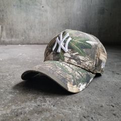 NEW ERA  24aw BEAMS別注  9FORTY A-Frame Camo Cap ニューエラ ビームス別注 ヤンキース カモ柄 リアルツリー キャップ 帽子