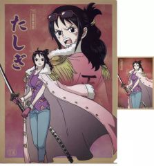 [중고] 클리어 파일 타시기 A4 클리어 파일 & 스티커 [이치 반 쿠지 원피스 절대적 정의] G상