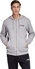 (アディダスオリジナルス) adidas Originals フルジップフーディストリート 通勤通学 メンズ FUH29 DV1919 KAVAL FULL ZIP HOODED SWEAT MEDIUM GRAY HEATHER