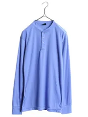 【お得なクーポン配布中!】 90s USA製 パタゴニア ヘンリーネック キャプリーン メンズ M 92年製 オールド 長袖 Tシャツ インナー アンダーシャツ ストレッチ ロンT 青