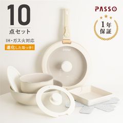 10個セット フライパン ガスコンロ対応 26cm 取り外し可能ハンドル付き蓋付き 卵焼き用 軽量キッチン用品 弁当＆朝食に最適 花火祭パッセ-セット10