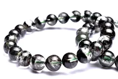 グリーンガーデンクォーツ(庭園水晶)　8.5mm　ブレスレット 1個売り パワーストーン 天然石 _BG3482-85