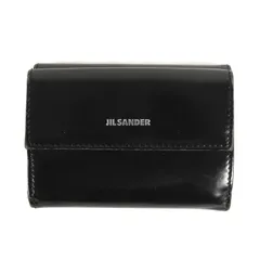 JIL SANDER ジル・サンダー カーフレザー 3つ折り ベビー ウォレット 財布 ブラック 黒 ブランド アイテム 小物のサムネイル