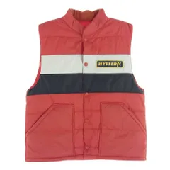 HYSTERIC GLAMOUR ヒステリックグラマー ベスト 02223AV04 GOOD TIMES アップリケ レーシング ベスト レッド系 L【中古】のサムネイル
