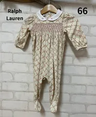 100 子供服　ブランド　ラルフローレン　ロンパース　66㎝　RaLph Lauren　おしゃれ　キッズ　ラルフロンパース