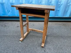 デスク 机 古家具 アンティーク ヴィンテージ 学校 学習机 昭和レトロ 小道具 学校机 勉強机 木製デスク ヴィンテージ 昭和レトロ 学校 店舗