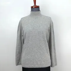 IY BASICS　L サイズ　セーター　薄手　カシミヤ100%　グレー　アイワイ ベーシックス