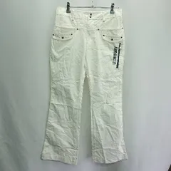 ◇ le coq sportif GOLF ルコックスポルティフゴルフ フレア ゴルフパンツ サイズ11 ホワイト系 レディース E  【1404020002751】