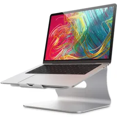 Bestandノートパソコンスタンド 11 '' -16 '' Macbook Air Pro/富士通と互換性のある放熱性に アルミニウム合金PCスタンド-シルバー