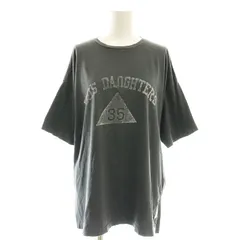 レミレリーフ REMI RELIEF Rouge vif プリント Tシャツ カットソー 半袖 F グレー /AT ■OS
