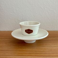 古い不二家プリンカップ1点 高台付 ②アンティーク 昭和レトロ 骨董酒 