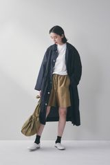 miiThaaii シルクコットンシリーズ　デイリーコート　ノアール（黒）