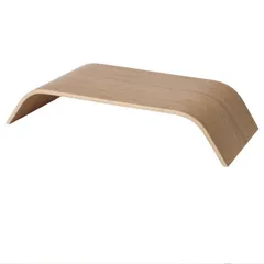 IKEA イケア 木製 モニタースタンド　モニター台　テレビ台　キーボード収納　DVDレコーダー デッキ収納　天然素材のサムネイル