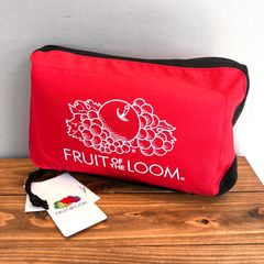 【 新品・未使用 】FRUIT OF THE ROOM フルーツオブザルーム クーラーバッグ 保冷バッグ パッカブル ポケッタブル コンパクト 折りたたみ 10L 赤 レッド