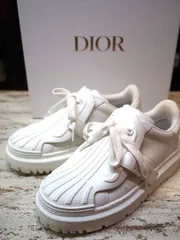 着用数回◇Christian Dior ディオール DIOR-ID レザースニーカー
