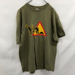 M　Fruit of the Loom　フルーツ・オブ・ザ・ルーム　プリント　Tシャツ　輸入　古着