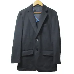 アニエスベーオム Agnes b. homme 美品 ウール テーラード ジャケット シングル 2B 背抜き T1 S相当 黒 ブラック IBO58 Xのサムネイル