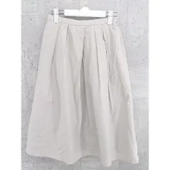 ◇ Simplicite シンプリシテェ  膝下丈 フレア スカート  アイボリー レディース  【中古】 【1002797699251】のサムネイル