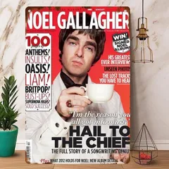 ロック メタルポスター【 オアシス / Oasis 】 ブリキ看板 雑誌 10