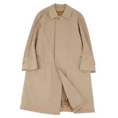 美品 Vintage バーバリー Burberrys コート ステンカラーコート バルマカーンコート 英国製 メンズ アウター古着 46(M相当) ベージュ