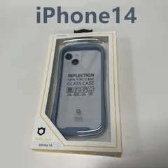 【新品·未使用】iFace iPhone14 ケース 強化ガラスクリアケース ペールブルー