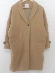◇ coen コーエン 長袖 チェスター コート サイズM キャメル ブラウン系 レディース P  【中古】 【1212010002557】のサムネイル