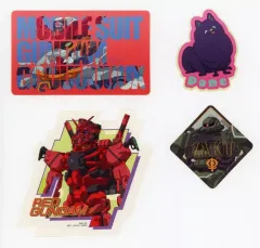 【中古】シール・ステッカー 集合(大：GQuuuuuuX/赤いガンダム) ダイカットステッカーセット 「一番くじ 機動戦士Gundam GQuuuuuuX(ジークアクス) vol.2」 G賞