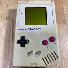 【ジャンク品】初代ゲームボーイ DMG-01 音出ます／画面表示不良／カバー欠品