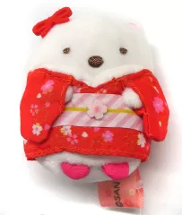 【中古】ぬいぐるみ しろくま(和装) てのりぬいぐるみ 「すみっコぐらし」 日本限定