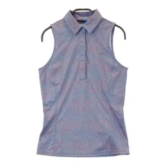 サイズ：S J.LINDEBERG ジェイリンドバーグ  ノースリーブ ポロシャツ  ブルー系 [240101290445]# ゴルフウェア レディース ストスト