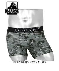 新品 未使用 X-LARGE エクストララージ 下着 X-LARGE メンズ ボクサーパンツ 511009【メール便】 カモフラブラックのサムネイル
