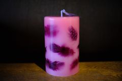 Feather candle