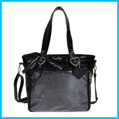 【迅速】ハルジオ 痛バッグ 痛バ ショルダー トート 4 推し活バッグ ショルダーバッグ トートバッグ 2 クロコ ハート 透明 クリ 痛バック いたバック 推し活 オタ活 推し バッグ バック 可愛い 人気 いたばっぐ いたばっく いたば 黒 白 赤