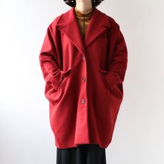 MM6 エムエムシックス マルジェラ　コクーン ウール コート MM6 コクーンコート レッド ウール エムエムシックス マルジェラ