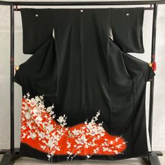 黒留袖　正絹　中古品　HAA1317