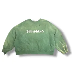 新品 SAINT MICHAEL CREW SWT YOUTH GREEN L Saint Mxxxxxx (セントマイケル) CREW SWEAT YOUTH SM-YS1-0000