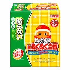 ホッカイロ 新ぬくぬく当番 貼らない レギュラー 30個入 1