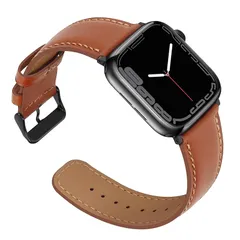 【新品】 Anlinser コンパチブル Apple Watch バンド 49mm 46mm 45mm 44mm 42mm 41mm 40mm、本革交換用バンド アップルウォッチ Ultra 2/Ultra シリーズ10/9/8/7/6/5/4/3/2/1 1