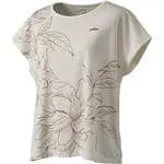 【新品】prince（プリンス）レディース ウィメンズ ゲームシャツ テニスウェア 半袖シャツ 吸水速乾 UPF50(ドライニット素材)　アイボリーホワイト WF4087-148