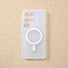 Galaxy s25 ultra用　スマホケース(マットホワイト）