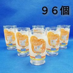 【まとめ買い対象外】ADERIA　アデリア　ピアン8ママ　ガラスコップ　９６個セット　新品未使用　タンブラー　グラス　レトロ