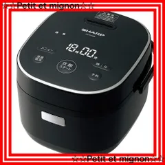 24年製 シャープ 炊飯器 3合 ブラック KS-CF05B-B シャープ(SHARP) KS-HF05B-B(ブラック) 匠の火加減 IHジャー炊飯