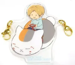 【中古】キーホルダー ニャンコ先生カー＆夏目貴志 アクリルチャーム 「一番くじ 夏目友人帳 ニャンコ先生とあやかし遊園地」 G賞