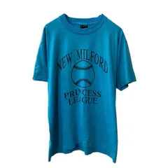 FRUIT OF THE LOOM 半袖 プリントTシャツ L ブルー フルーツオブザルーム 90's～ ナンバリング 古着卸 アメリカ仕入 a707-5086のサムネイル